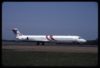 Image: slide: Air Liberté, McDonnell Douglas MD-83, Nantes Airport (NTE)