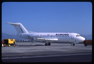 Image: slide: Alinord, Fokker F.28-1000, Milan Bergamo Airport (BGY)