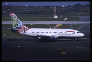 Image: slide: British Airways Boeing 737-200