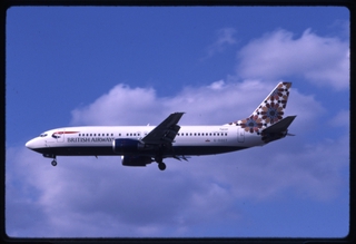 Image: slide: British Airways, Boeing 737-400