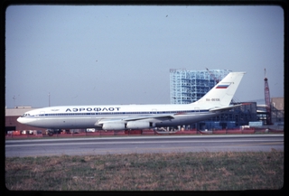 Image: slide: Aeroflot Russian Airlines, Ilyushin Il-96, John F. Kennedy International Airport (JFK)