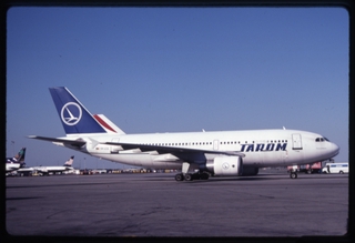 Image: slide: TAROM (Romanian Air Transport), Airbus A310, John F. Kennedy International Airport (JFK)