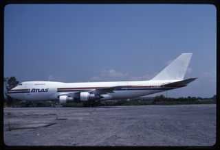 Image: slide: Atlas Air (Cargo), Boeing 747-200, John F. Kennedy International Airport (JFK)