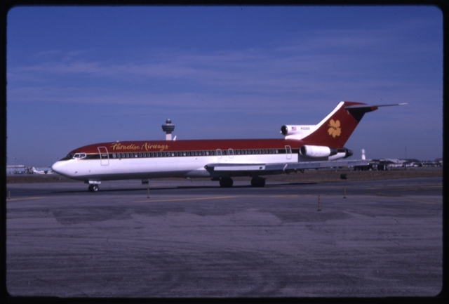 Slide: Paradise Island Airlines, Boeing 727-200, John F. Kennedy International Airport (JFK)