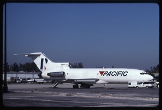 Image: slide: Pacific, Boeing 727-100, Miami International Airport (MIA)