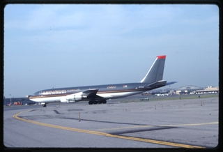 Image: slide: Royal Jordanian Cargo, Boeing 707, John F. Kennedy International Airport (JFK)