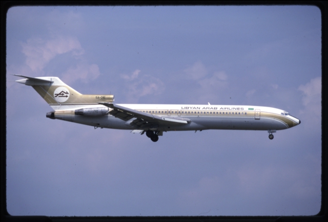Slide: Libyan Arab Airlines, Boeing 727-200