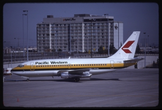 Image: slide: Pacific Western Airlines, Boeing 737-200