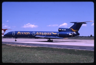 Image: slide: Pannon Airlines, Budapest Airport (BUD) Tu-154M