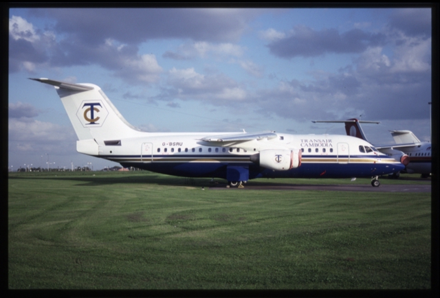Slide: Transair Cambodia, British Aerospace BAe 146