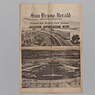 Image #1: newspaper supplement: Airport Appreciation Week [San Bruno Herald, May 1966] 