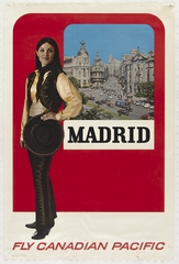 Image: poster: Canadian Pacific Airlines, Madrid