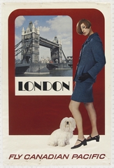 Image: poster: Canadian Pacific Airlines, London