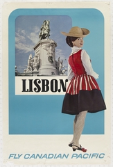 Image: poster: Canadian Pacific Airlines, Lisbon