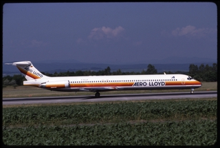 Image: slide: Aero Lloyd, McDonnell Douglas MD-83
