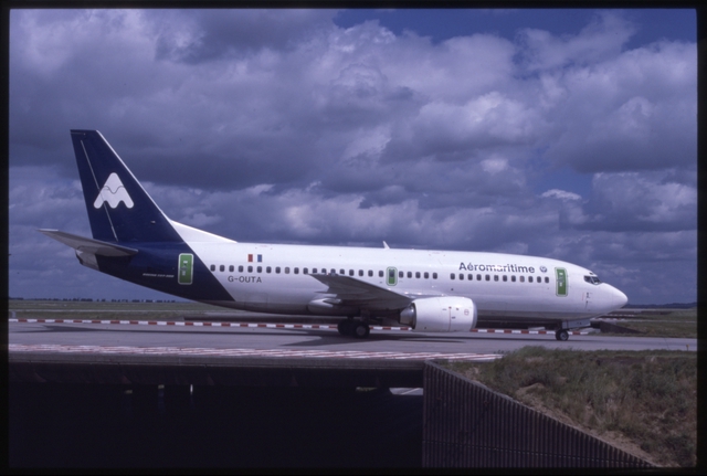 Slide: Aeromaritime, Boeing 737-300, Paris Charles de Gaulle Airport (CDG)