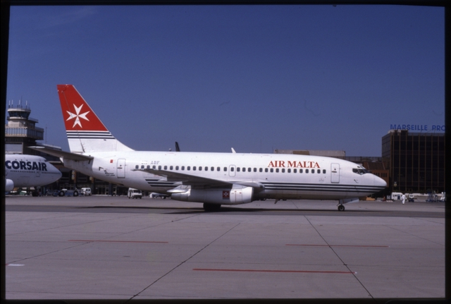 Slide: Air Malta, Boeing 737-300, Marseille Provence Airport (MRS)