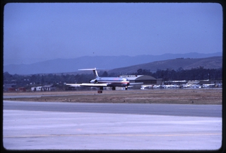 Image: slide: American Airlines, Douglas DC-9-80, Santa Barbara Municipal Airport (SBA)