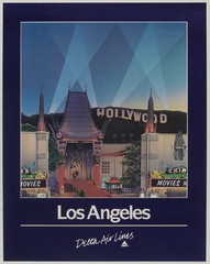 Image: poster: Delta Air Lines, Los Angeles