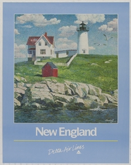 Image: poster: Delta Air Lines, New England