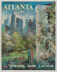 Image: poster: Delta Air Lines, Atlanta