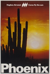 Image: poster: Hughes Airwest, Phoenix