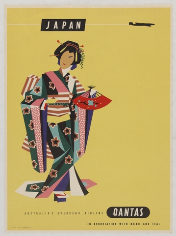 Poster: Qantas Empire Airways, Japan