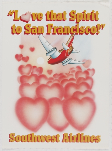 Poster: Southwest Airlines, San Francisco