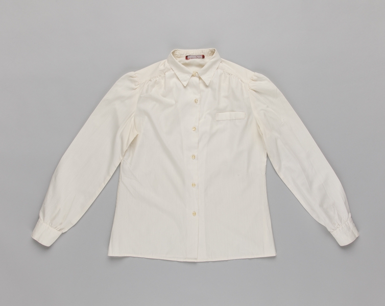Image: flight attendant blouse: Pan American World Airways
