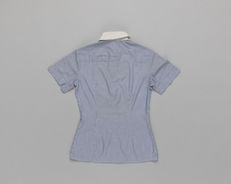 Image: flight attendant blouse: American Airlines