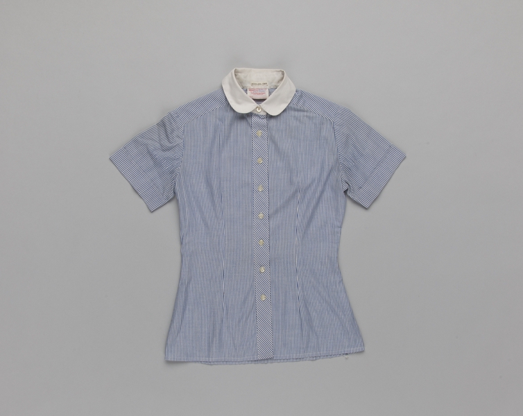 Image: flight attendant blouse: American Airlines