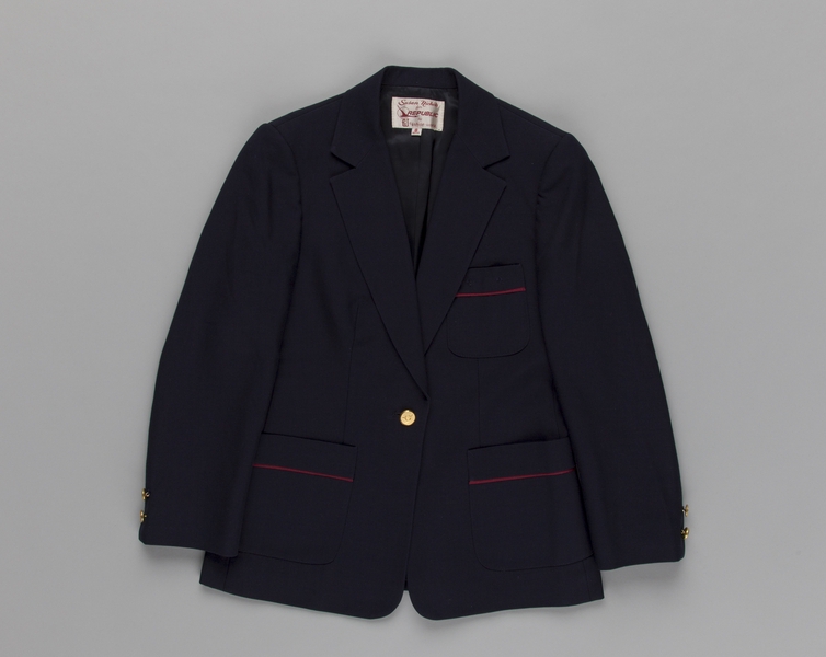 Image: flight attendant jacket: Republic Airlines