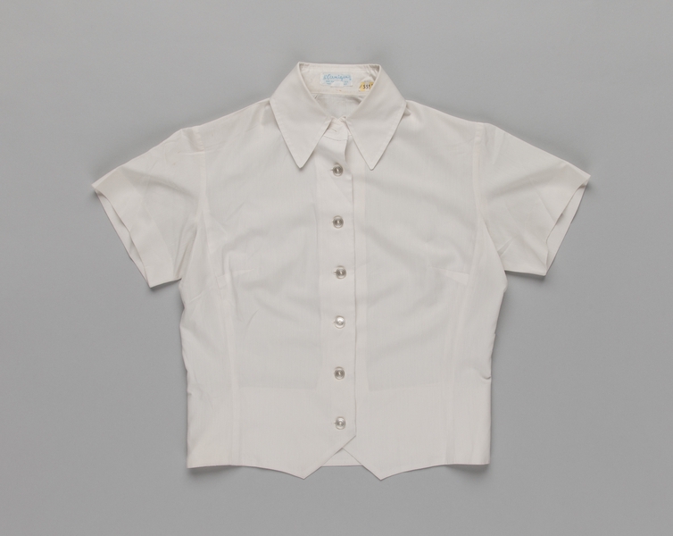 Image: stewardess blouse: Pan American World Airways