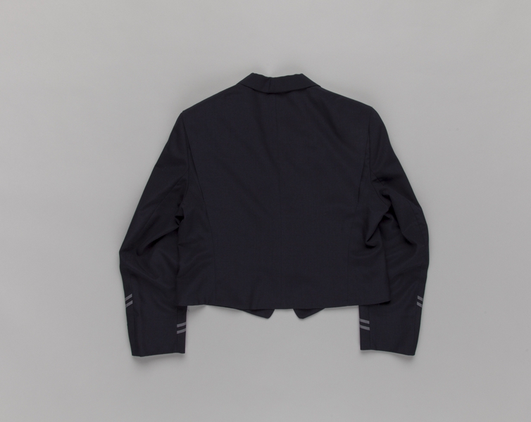 Image: flight attendant jacket: United Airlines