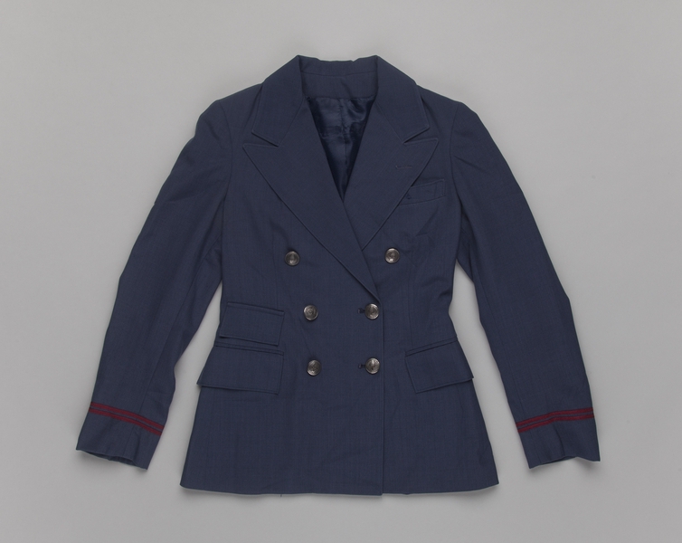 Image: flight attendant jacket: TWA (Trans World Airlines)