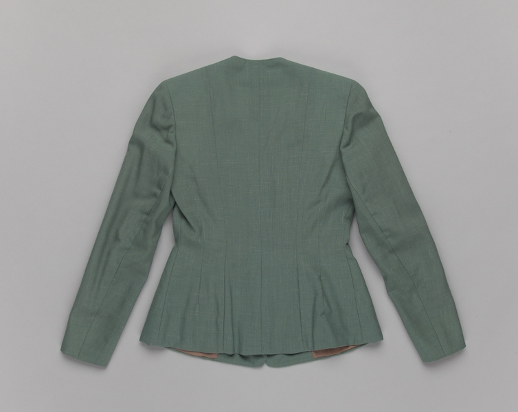 Image: air hostess jacket: TWA (Trans World Airlines), "Green Summer"