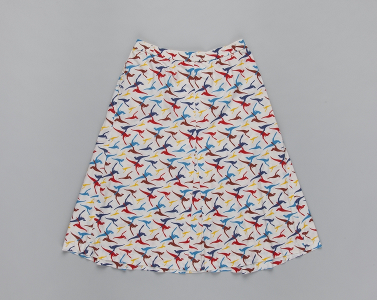 Image: flight attendant skirt: Qantas Airways