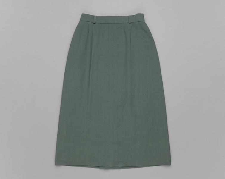 Image: air hostess skirt: TWA (Trans World Airlines), "Green Summer"