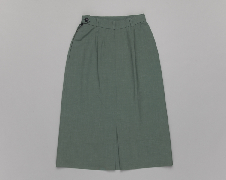 Image: air hostess skirt: TWA (Trans World Airlines), "Green Summer"