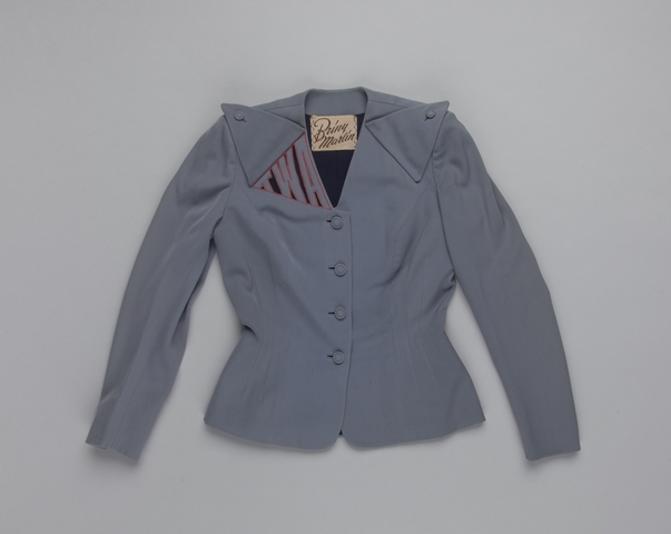Air hostess jacket: Transcontinental & Western Air (TWA), winter "Cutout"