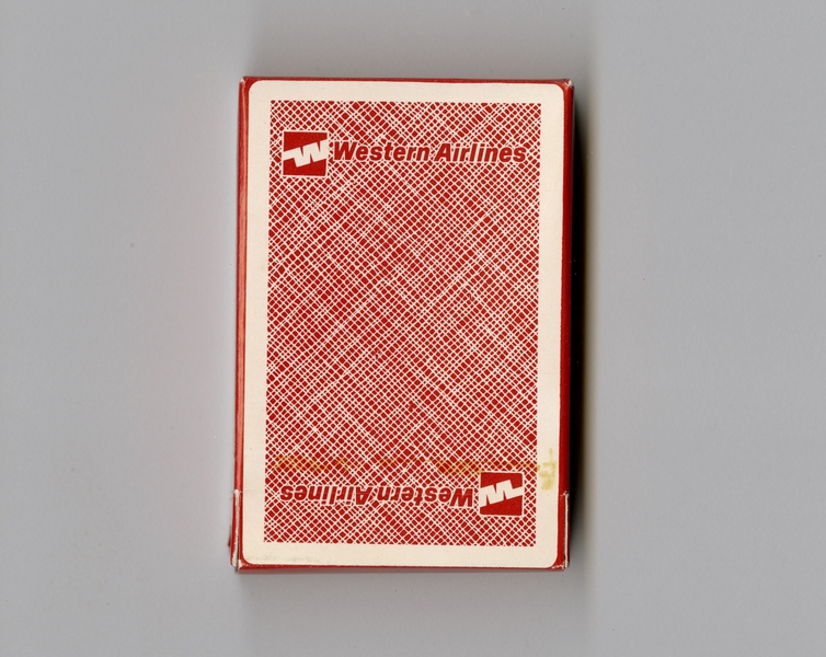 Image: playing cards: Western Airlines