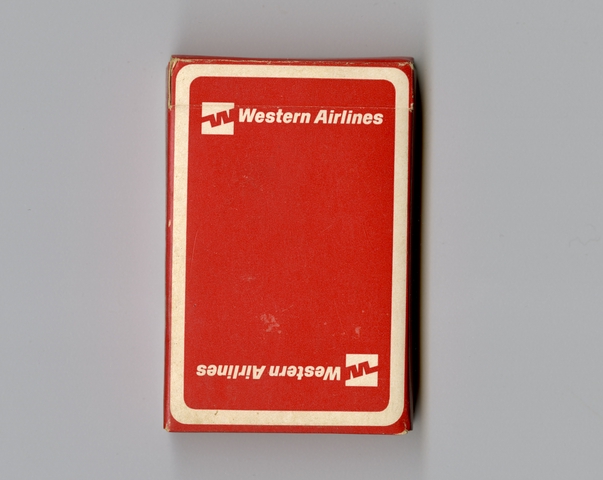 Playing cards: Western Airlines