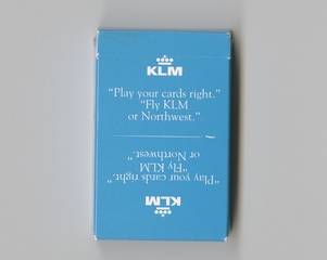 Image: playing cards: KLM (Royal Dutch Airlines)