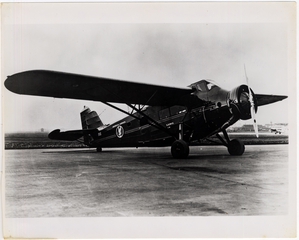 Image: photograph: American Airways, Fairchild Pilgrim 100-A