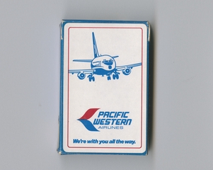 Image: playing cards: Pacific Western Airlines