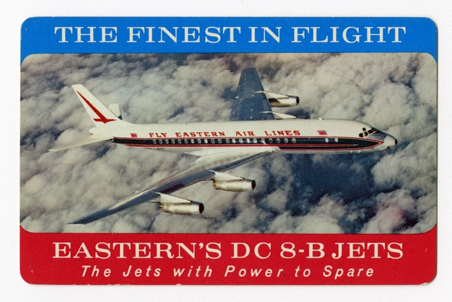 Pocket calendar: Eastern Air Lines, Douglas DC-8B, 1961
