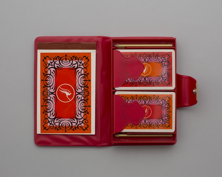 Image: playing cards: Qantas Airways, double deck bridge case