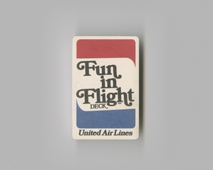 Image: playing cards: United Air Lines, “Fun in Flight Deck” children’s activity cards
