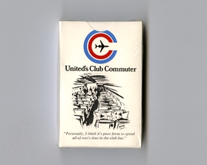 Image: playing cards: United Air Lines, Club Commuter