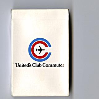 Image #1: playing cards: United Air Lines, Club Commuter